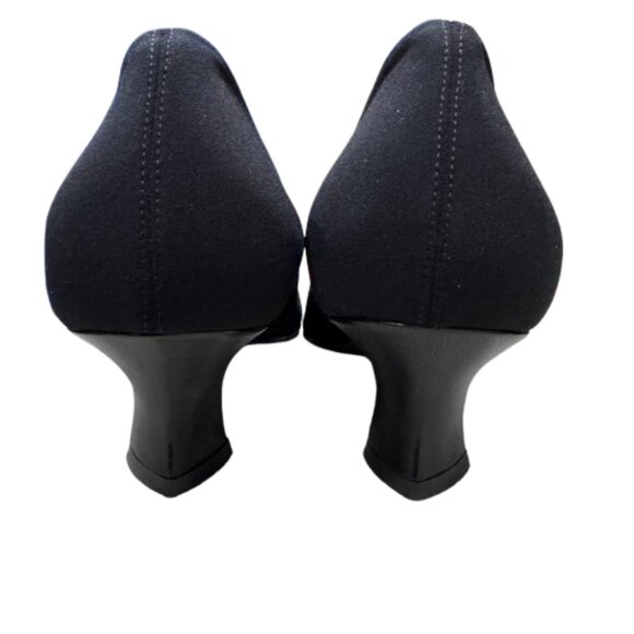 Thierry Rabotin Peach Nero Flair Black Minimalist Pump Heels Women's IT43 - Picture 4 of 10